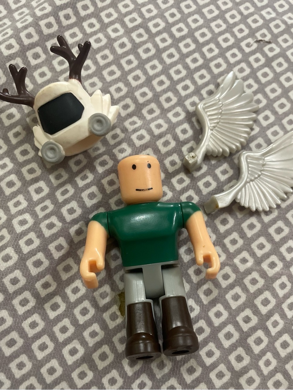 Roblox Stickmasterluke Figure Series 1–Antlers Helmet & Silver Wings